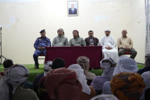 لقاء يناقش الأوضاع العامة وتعزيز الأمن والاستقرار في سقطرى