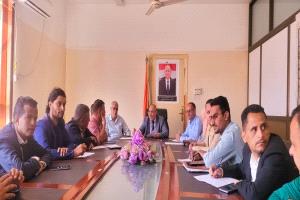 وكيل تعز يؤكد على اهمية إعداد إستراتيجية إعلامية لمواكبة مسارات التعافي والتنمية المستدامة