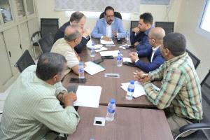 صندوق صيانة الطرق وUNOPS يناقشان احتياجات الطرق واستلام مشروع شارع الخمسين الممول يابانياً