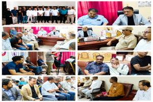 الشاذلي يلتقي إدارات أندية عدن لبحث أزمة الاتحاد العام ويؤكد مساعيه لحلها دون الإضرار بالأندية