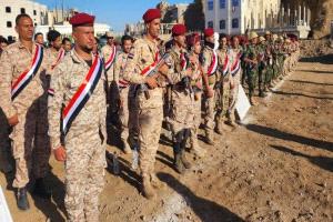 اللواء الخامس حماية رئاسية بمحور تعز يدشن العام التدريبي 2026م