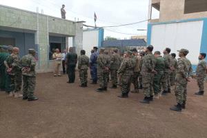 قيادتا الرقابة والتفتيش والتوجيه المعنوي تنفذان نزولاً ميدانياً إلى قسم شرطة الدرين