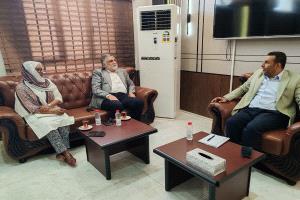 الدكتور الوليدي يبحث مع ممثل منظمة الصحة العالمية تعزيز الشراكة الصحية