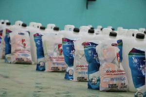 مؤسسة مودة تنفذ توزيع حقائب صحية للأسر المستهدفة في الحوطة بدعم مشروع الاستجابة المشتركة DRA