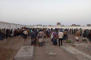 تشييع جثمان الشيخ سالم الذيب أبو زيد باعزب الكازمي في عدن