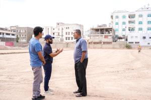 بن جرادي يؤكد حرص السلطة المحلية بصيرة على تأهيل ملعب الهوكي