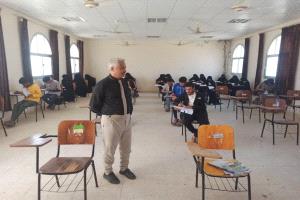 كلية يافع الجامعية بجامعة لحج تدشن امتحانات الفصل الدراسي الاول للعام 2025/2026م