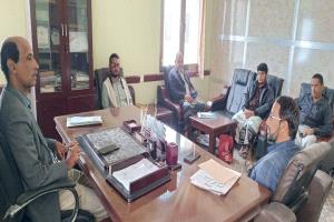 مدير مكتب التربية شبوة يلتقي مدير إدارة التربية والتعليم بمديرية ميفعة