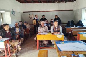 مدير تربية يهر يتفقد سير برنامج الدورة التدريبية بلجنة التطوير المدرسي بمركزي الشهداء وعبدالقوي