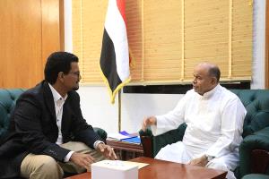 عضو مجلس القيادة الخنبشي يطّلع على مستوى إنجاز مشروع ترميم الجناح الغربي لمتحف المكلا