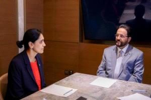 العرادة يدعو المجتمع الدولي لمساندة مجلس القيادة الرئاسي ويثمن الدور السعودي في دعم الاستقرار