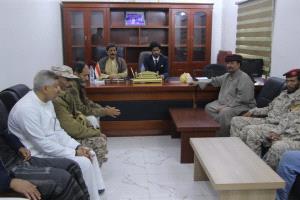 قوات درع الوطن  تأمين منفذ شحن البري الحدودي في خطوة تعزيز الأمن والإستقرار