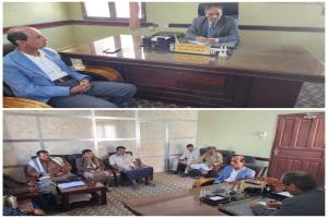 السلطة المحلية بشبوة تشدد على تحسين الأداء والانضباط الوظيفي في مرافق الدولة