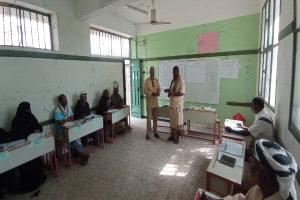 افتتاح الدورة التدريبية بمدرسة إبراهيم حبيش في منطقة زائدة بلحج