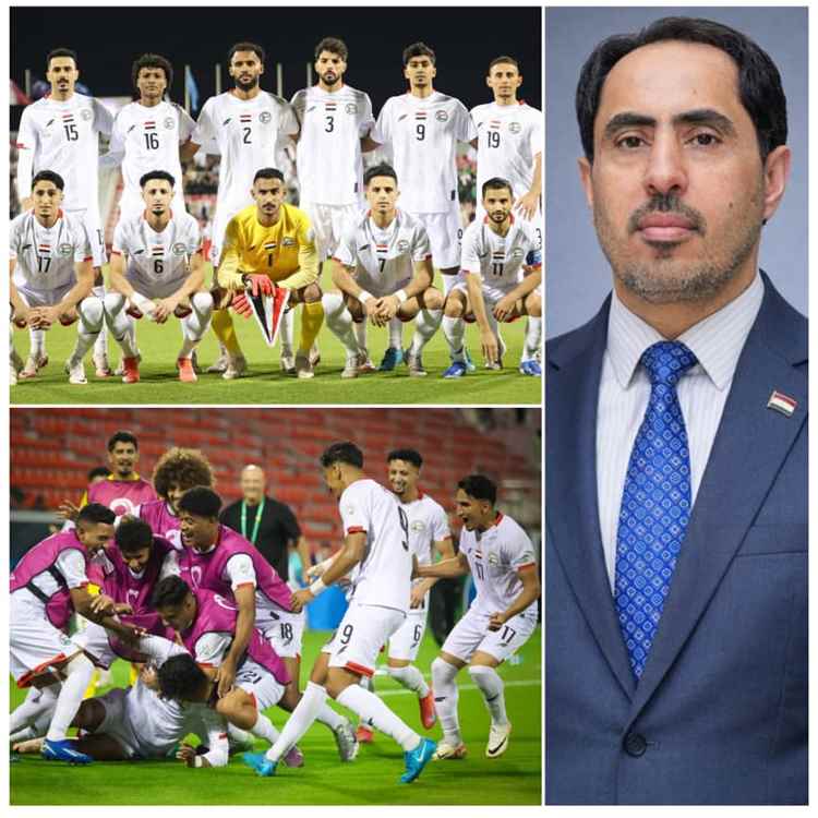 الوزير البكري يعلن عن مكافاة مالية لبعثة المنتخب الوطني حال التأهل إلى كأس أسيا