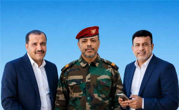قائد كتيبة المطار جعفوس يهنئ بتكليف الحسيني و الخرماء في مديرية رضوم