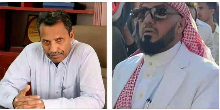 الشيخ (باهرمز أبوعبدالله) يعزي محافظ أبين السابق ا