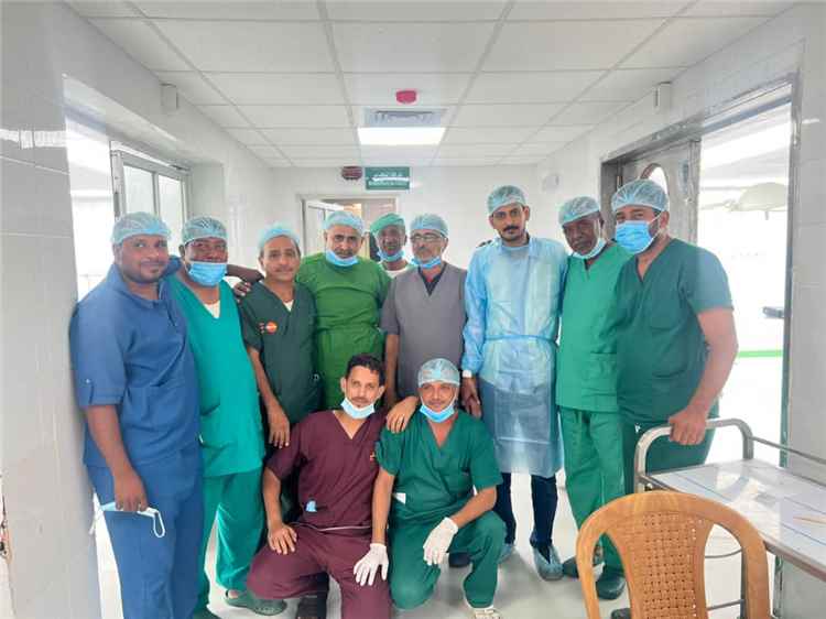 استمرار المخيم الطبي الجراحي بهيئة مستشفى الرازي أ
