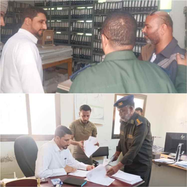 مدير عام السجل المدني يتفقد عدد من مراكز الأحوال ا