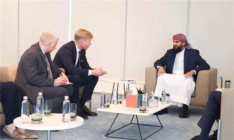المحرّمي يستقبل المبعوث الأممي ويبحث معه مستجدات الأوضاع وجه