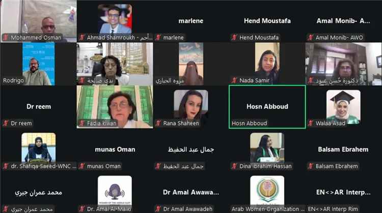 اللجنة الوطنية للمرأة تشارك في ورشة "نماذج من الأبحاث العلمي