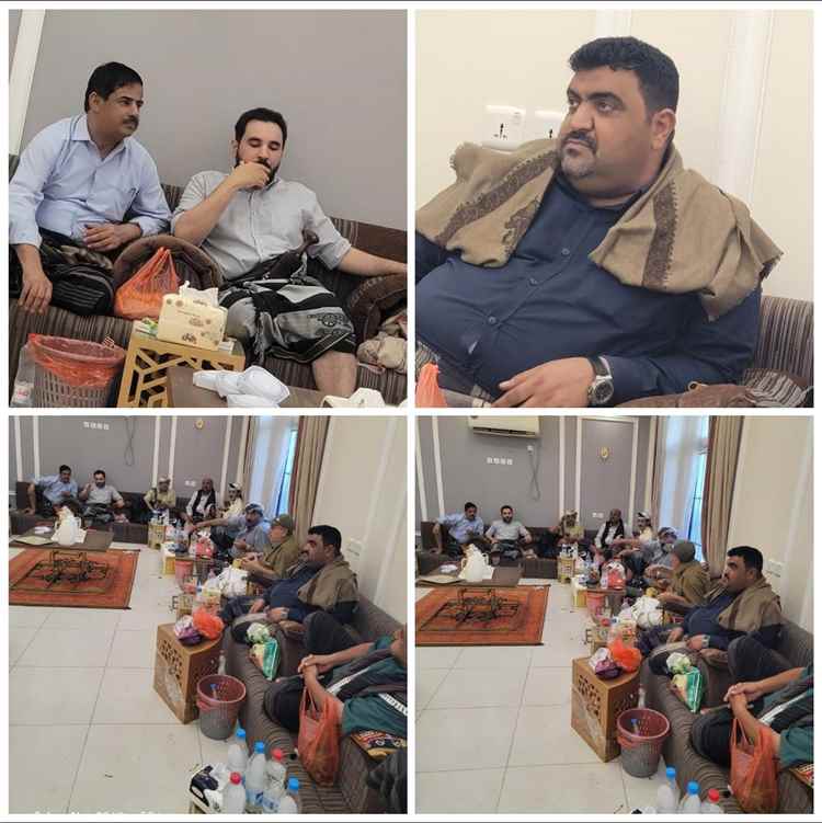 شخصيات سياسية واجتماعية من أبين تلتقي سلطان يافع بني قاصد نو