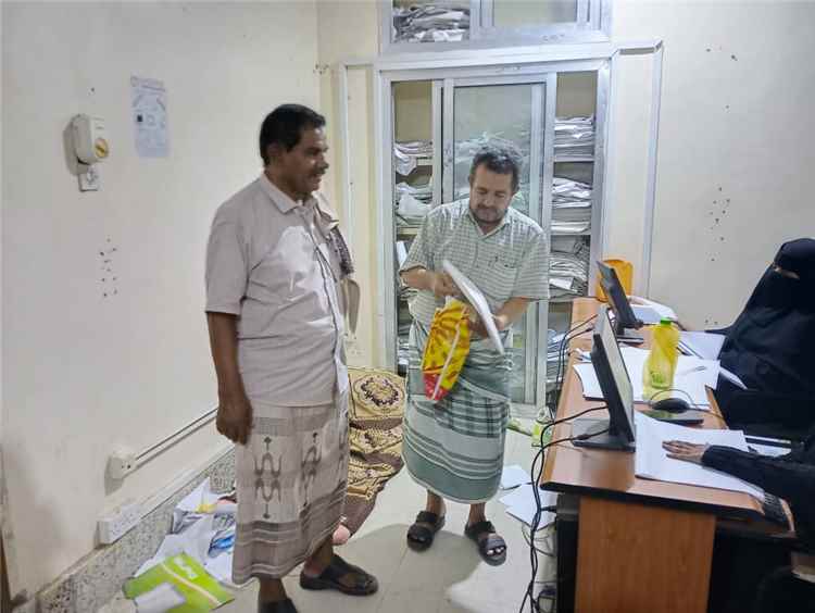 مدير عام مودية يزور إدارة كهرباء المنطقة الوسطى بل