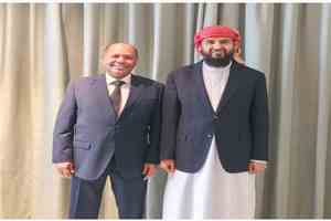 خلال لقائه بالمحرمي.. فؤاد راشد يدعو إلى تمكين المحافظات من إدارة شؤونها ويؤكد: لا حل للأزمات دون صلاحيات كاملة
