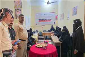 نائب مدير الشؤون الاجتماعية والعمل بأبين "باجراد" يقوم بزيارة تفقدية لمركز الأسر المنتجة بزنجبار