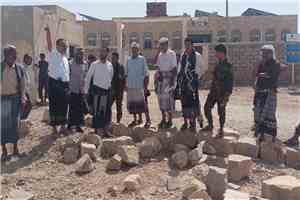 مدير عام الوضيع يتفقد العمل في مستشفى المديرية العام ويوقف البناء العشوائي في حرمه