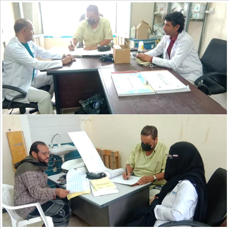 تفقد سير العمل في مرفقين صحيين بمديرية أبين والإشادة بالالتزام خلال رمضان 