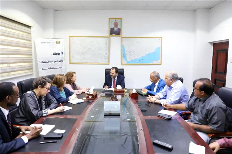 وزير الكهرباء يبحث مع برنامج الأمم المتحدة الإنمائي تعزيز الشراكة لدعم قطاع الطاقة في اليمن 