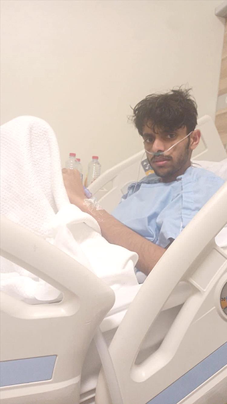 مناشدة إنسانية لمركز الملك سلمان للإغاثة لإنقاذ حياة شاب حضرمي يعاني من تليف رئوي حاد