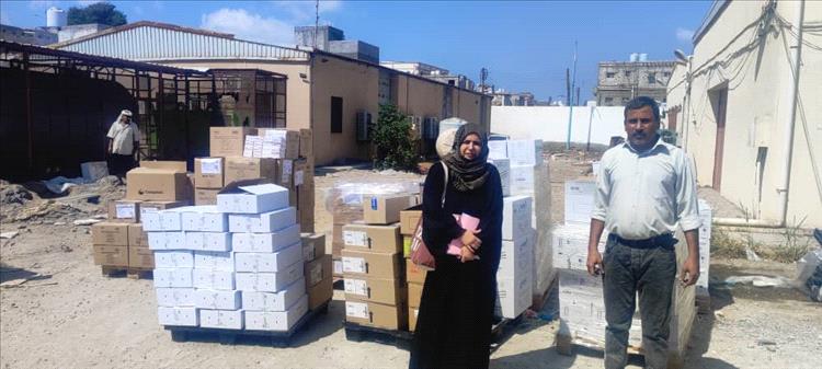 الإمداد الدوائي يرفد عدد من المرافق الصحية بالأدوية والمستلزمات الطبية 