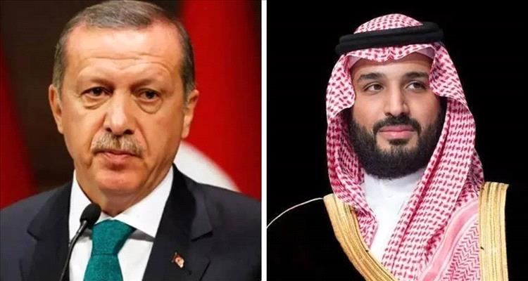 أردوغان وبن سلمان يبحثان هاتفيًا تطورات الأوضاع في المنطقة 