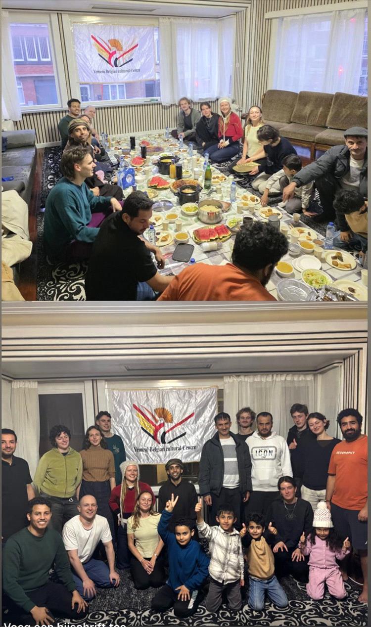 إفطار رمضاني ينشر الثقافة اليمنية في بلجيكا ويجمع أصدقاء من المجتمع البلجيكي