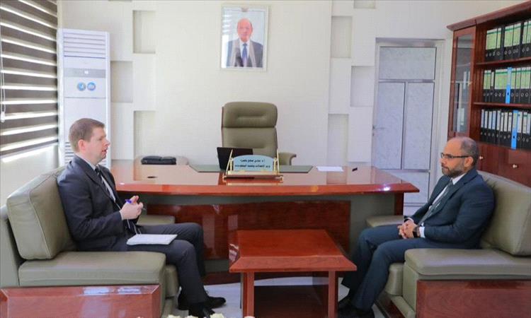 وزير الاتصالات يبحث مع مدير مكتب المبعوث الأممي مستجدات الأوضاع في اليمن