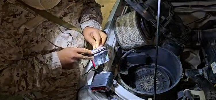 كتيبة أمن وحماية منفذ الوديعة تُحبط محاولة تهريب 450 قرص من حبوب"بريجابالين" المخدر