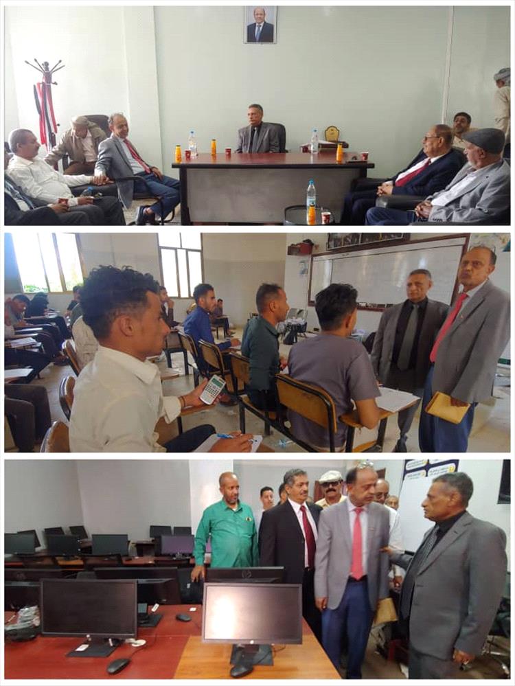 وزير التعليم العالي يدشن زياراته الميدانية للجامعات الحكومية بزيارة فرع جامعة تعز بالتربة