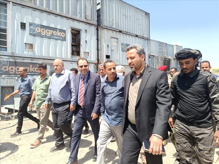 تحرك ميداني لدعم الكهرباء في لحج… زيارة رسمية لمحطة عباس وبحث حلول العجز في التوليد