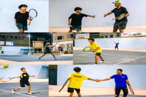 الثنائي محمد عادل وآدم أيمن يضربان موعدا ناريا مع نظيرهما زياد شوقي و عبدالرحمن أحمد في نهائي بطولة مديرية صيرة الرابعة للتنس الأرضي الزوجية