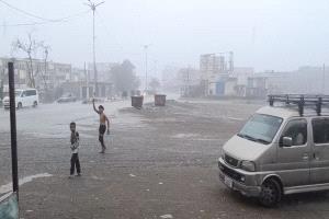 هطول أمطار بزنجبار بأبين