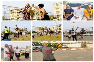 أهلي المنصورة يتألق ويقهر السلفادور في دوري الشهيد/ عواد الحسني للكرة الطائرة