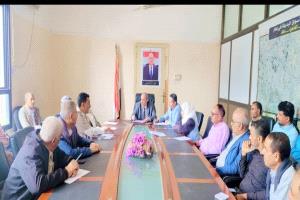 وكيل اول محافظة تعز يوجه برفع الجاهزية وتشكيل غرفة عمليات تزامناً مع موسم الأمطار