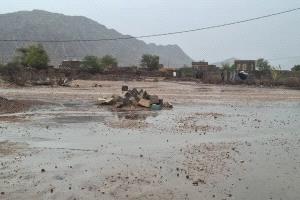 أمطار الخير تعم أبين وتبعث البهجة في نفوس الأهالي