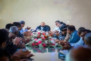 اللواء "القبة" يدشن مهامه محافظاً للضالع باجتماع موسع وجولات ميدانية لمكاتب الخدمة