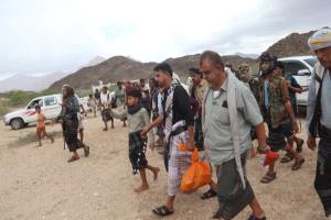 تحكيم قبلي ينهي قضية إصابة بين أبناء عمومة من قبيلة آل باجراد في أبين