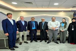 مدير مطار عدن الدولي يستقبل بعثة الاتحاد الأوروبي