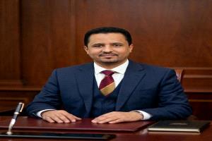 مدير عام مكتب وكالة الأنباء اليمنية (سبأ) بلحج (أ/ عيدروس زكي السَّقَّاف) يهنِّئ (أ/ مراد علي الحالمي) بتعيينه محافظاً لمحافظة لحج