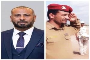 العميد علي القاضي يهنئ اللواء أحمد قائد القُبّة بمناسبة تعيينه محافظًا للضالع وقائدًا لمحورها العسكري